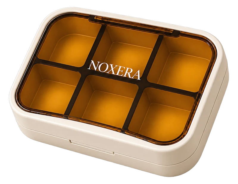Кутийка за капсули NOXERA - подарък към комплекта RHYTHM